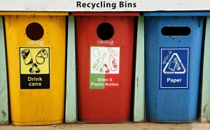 poubelles de recyclage